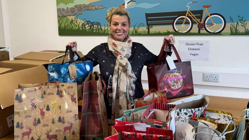 Gift bags to be given to elderly and vulnerable