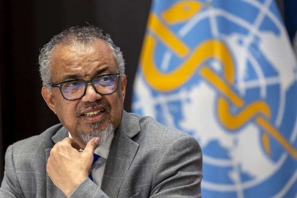 UN health chief at Yemen airport during Israeli strikes