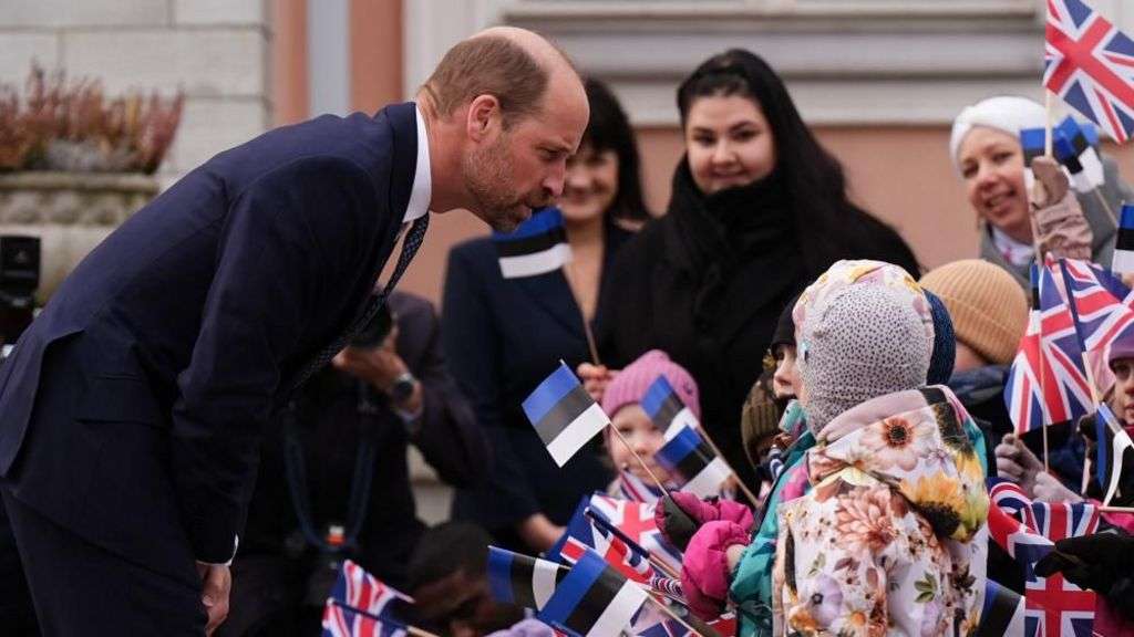 William visits UK troops in Estonia on Russia border