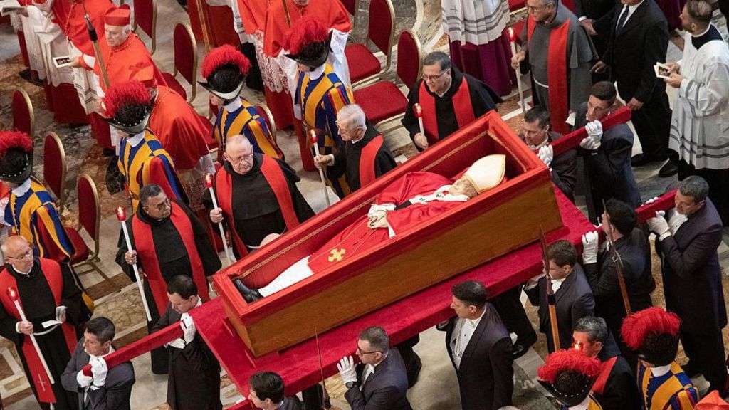 What happens after the death of Pope Francis and when is the funeral?
