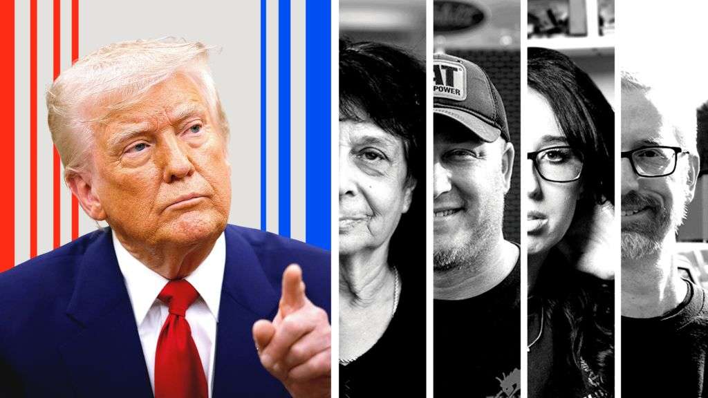'Kicking butt' or 'going too fast'? Trump voters reflect on 100 days