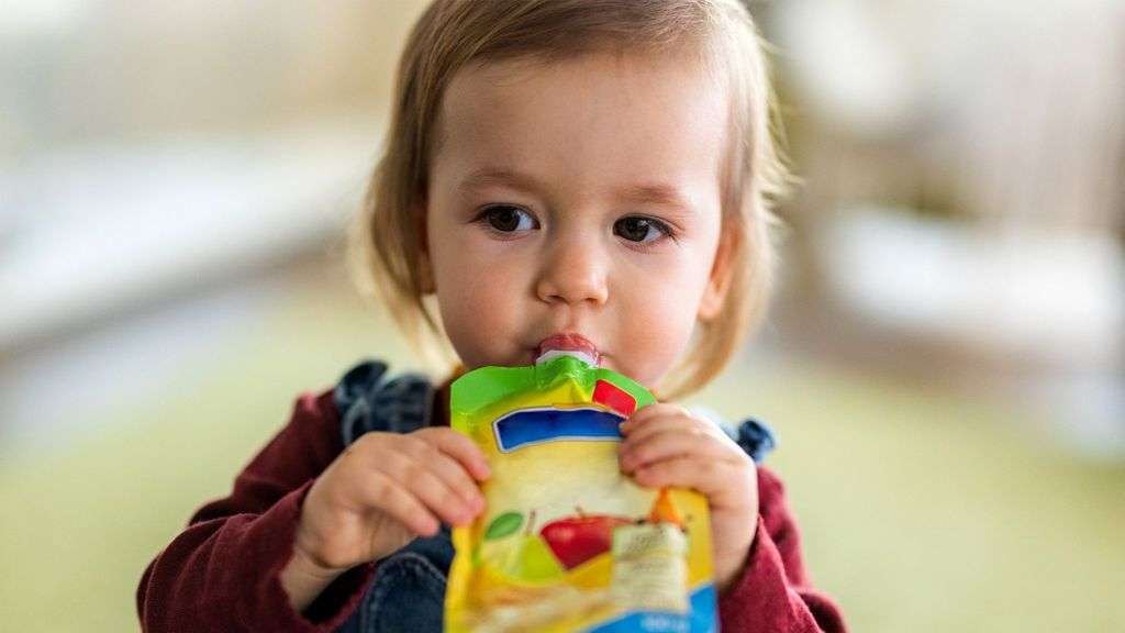 Top-brand baby food pouches lack key nutrients
