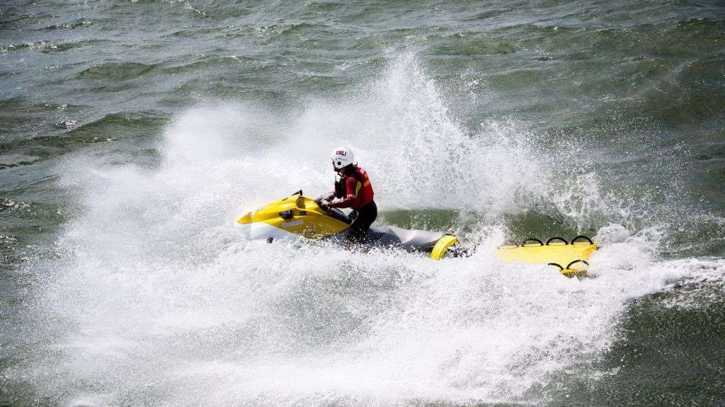Lifesavers urge beachgoers to stay safe in the sea