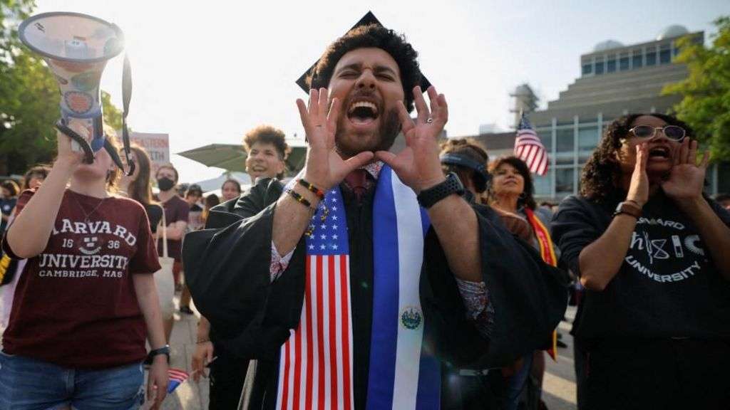 Trump suspends foreign student visas at Harvard