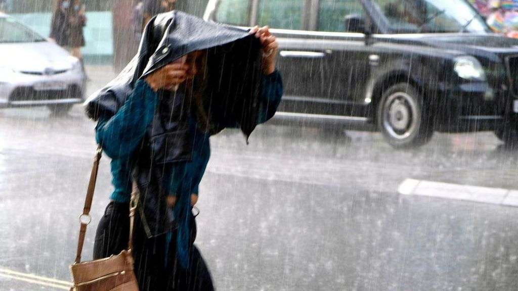 Thunderstorm warning issued for parts of England and Wales