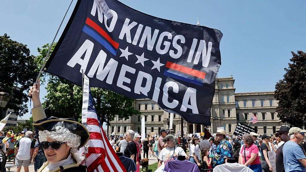 Mass protests against Trump across US as president holds military parade