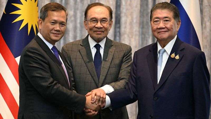 Thailand and Cambodia agree to 'immediate ceasefire'