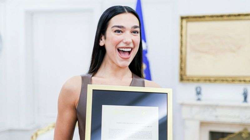 Dua Lipa granted Kosovo citizenship