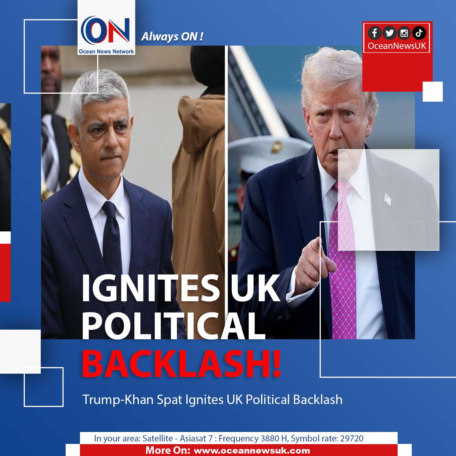 Trump-Khan Spat Ignites UK Political Backlash