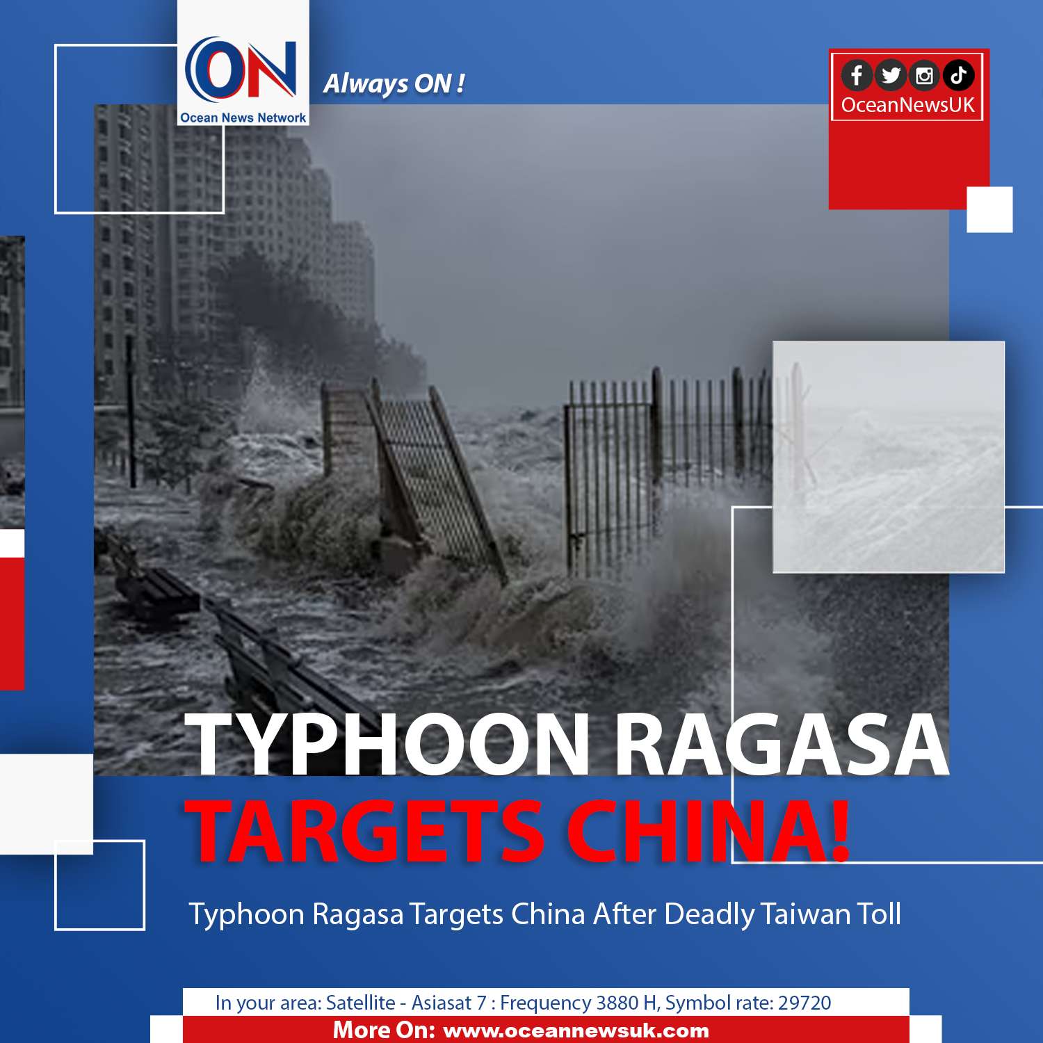 Typhoon Ragasa Targets China After Deadly Taiwan Toll