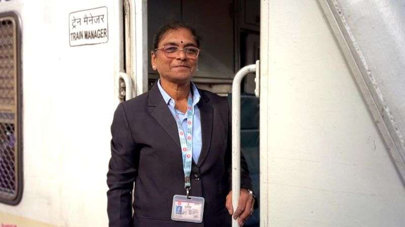 'Machines don't see gender': India's first female train driver on blazing the trail