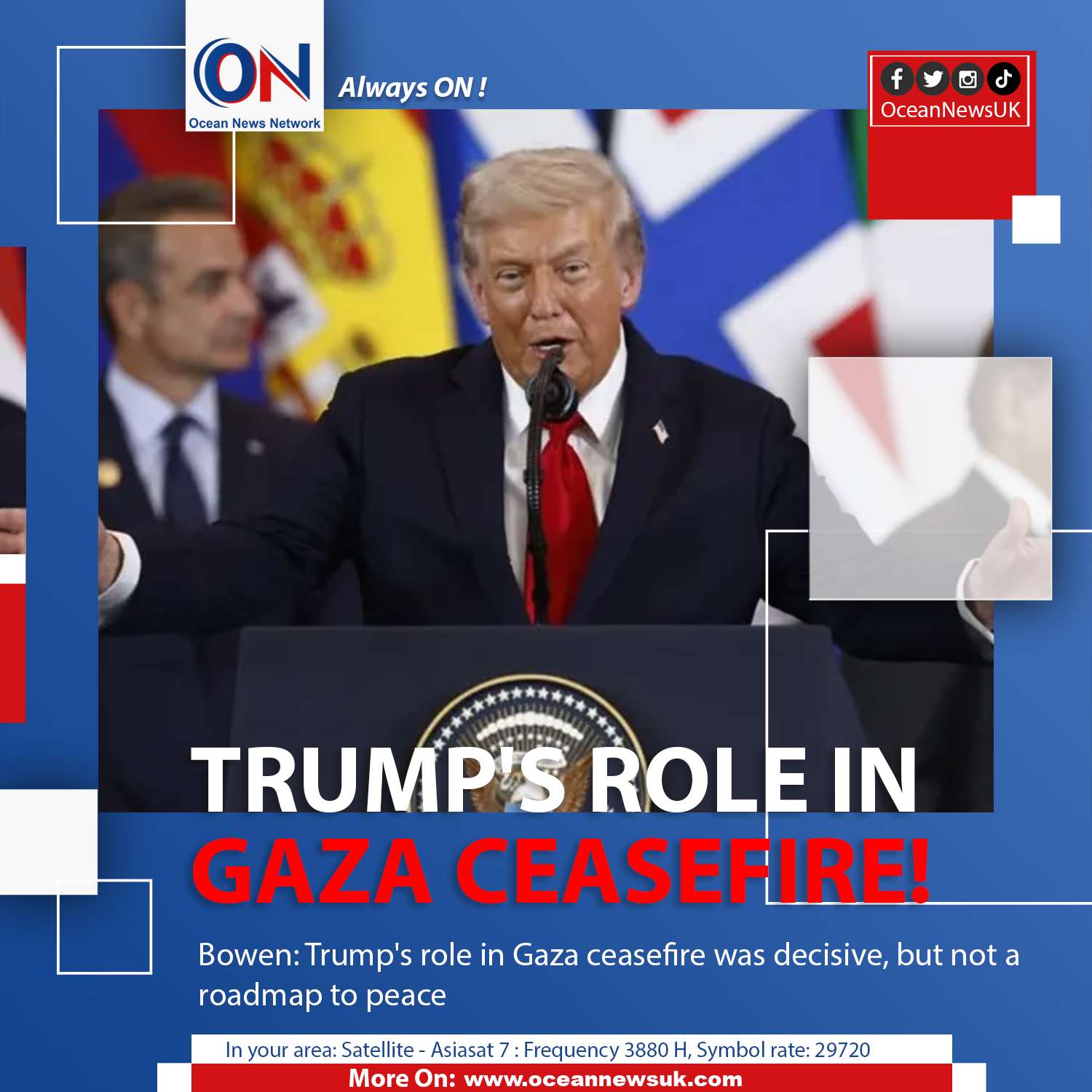 Bowen: Trump's role in Gaza ceasefire was decisive, but not a roadmap to peace