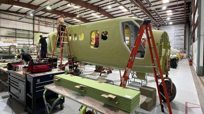 Plane rebuilt in Canada almost ready to operate