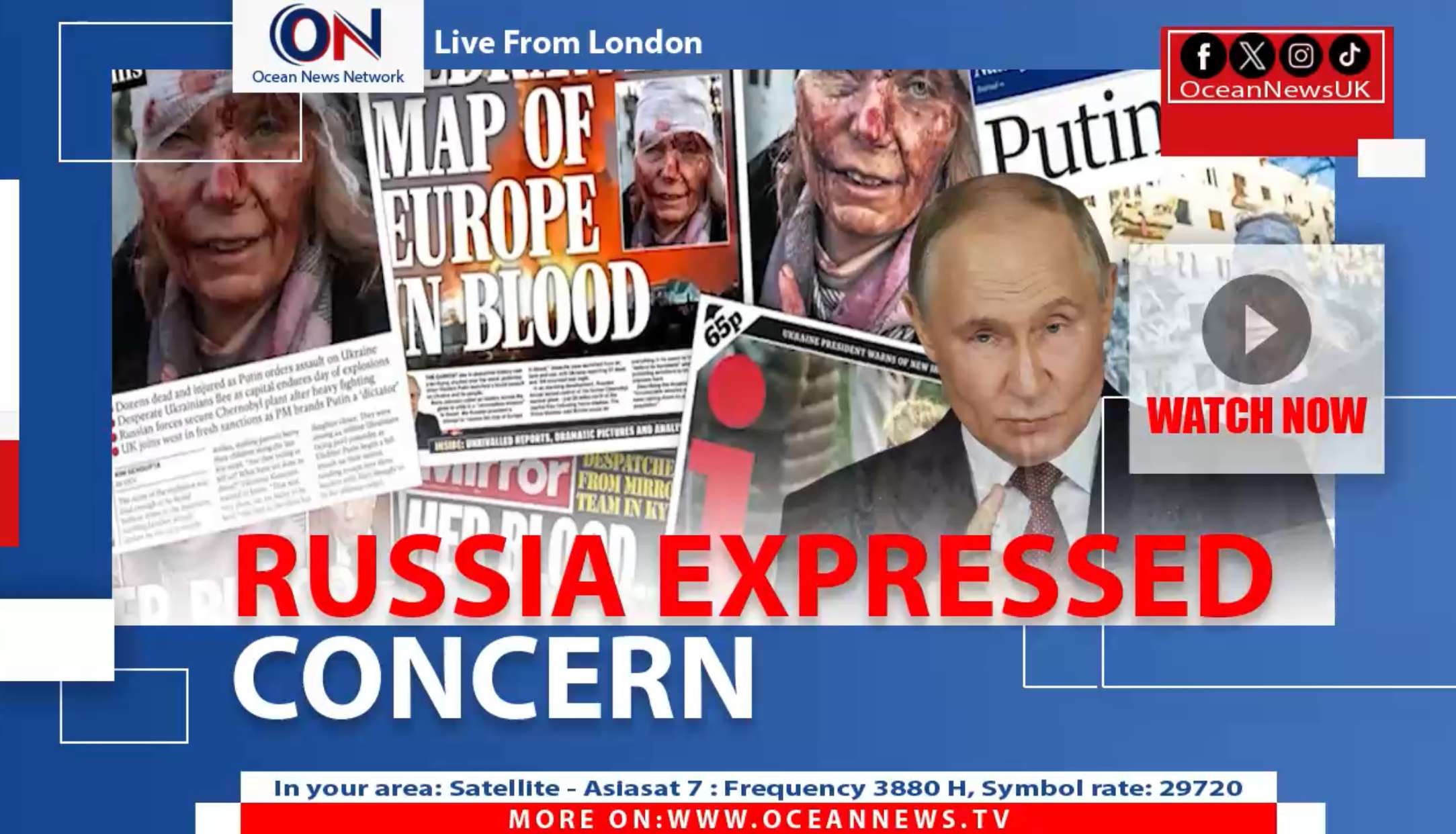 Russia has expressed concern over a series of anti Russian articles