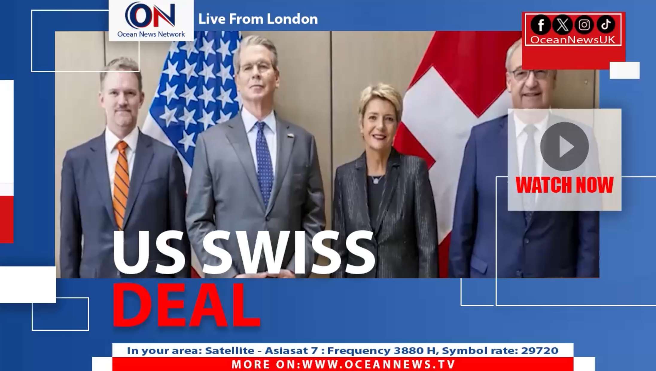 The US has announced a major reduction in tariffs on Swiss goods