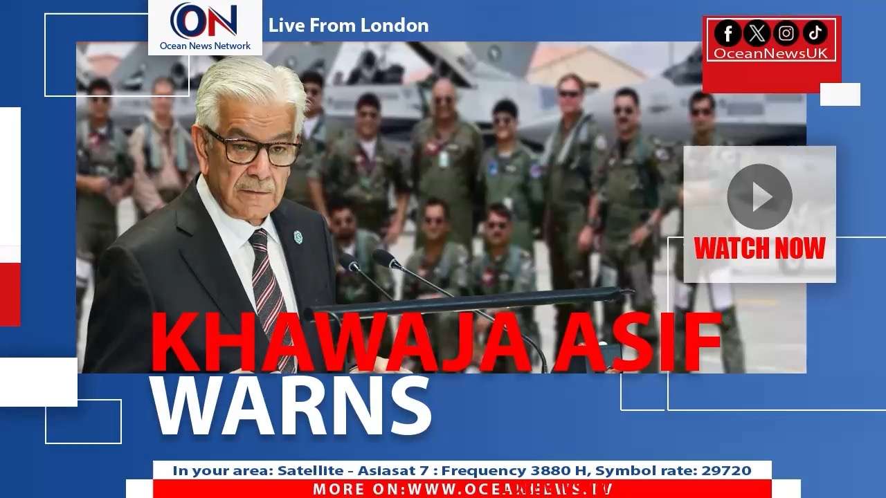 Pakistan’s Defence Minister Khawaja Asif has warned that the risk of another war with India