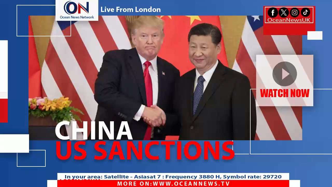 China has imposed sanctions on 20 U.S defense companies and 10 executives
