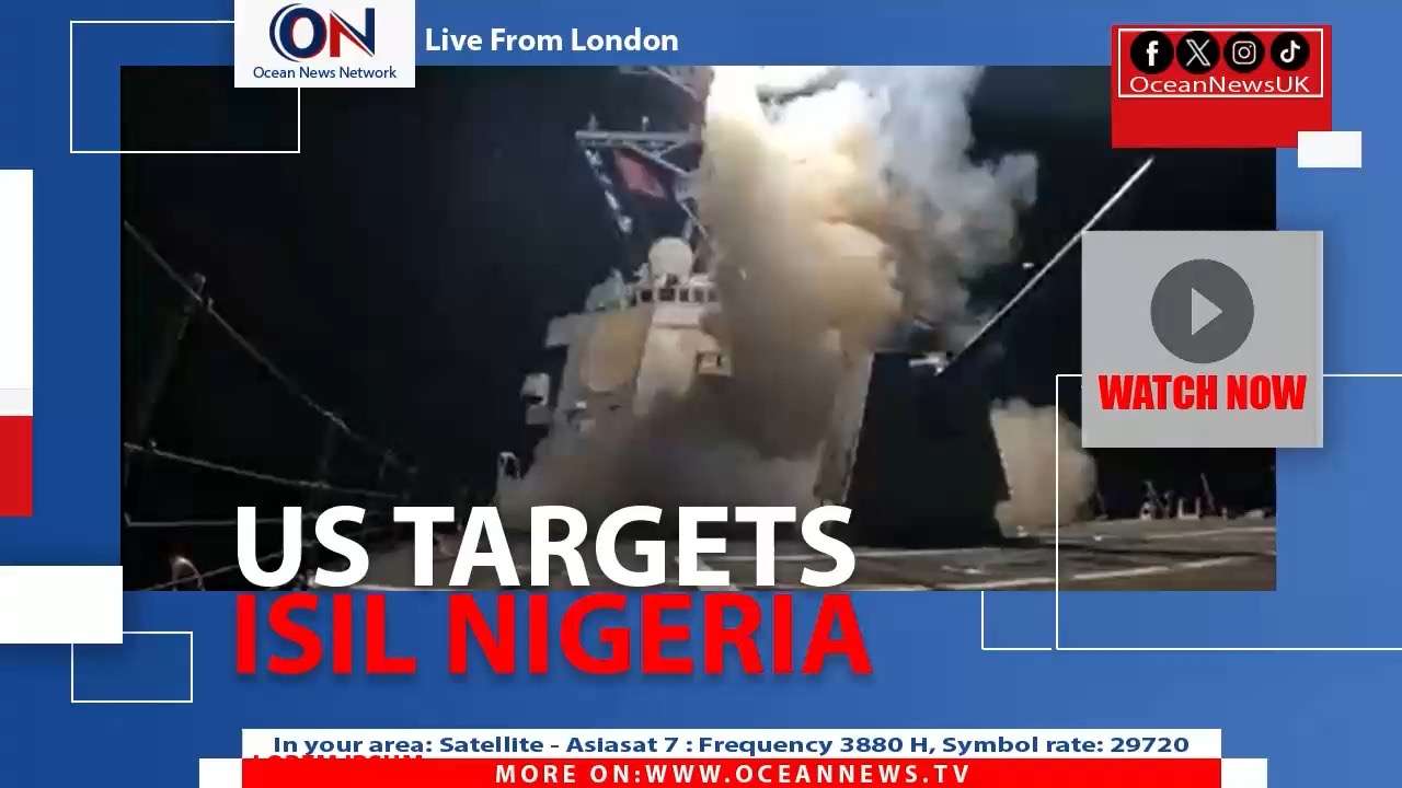 The United States has carried out airstrikes against ISIL militants in northwest Nigeria