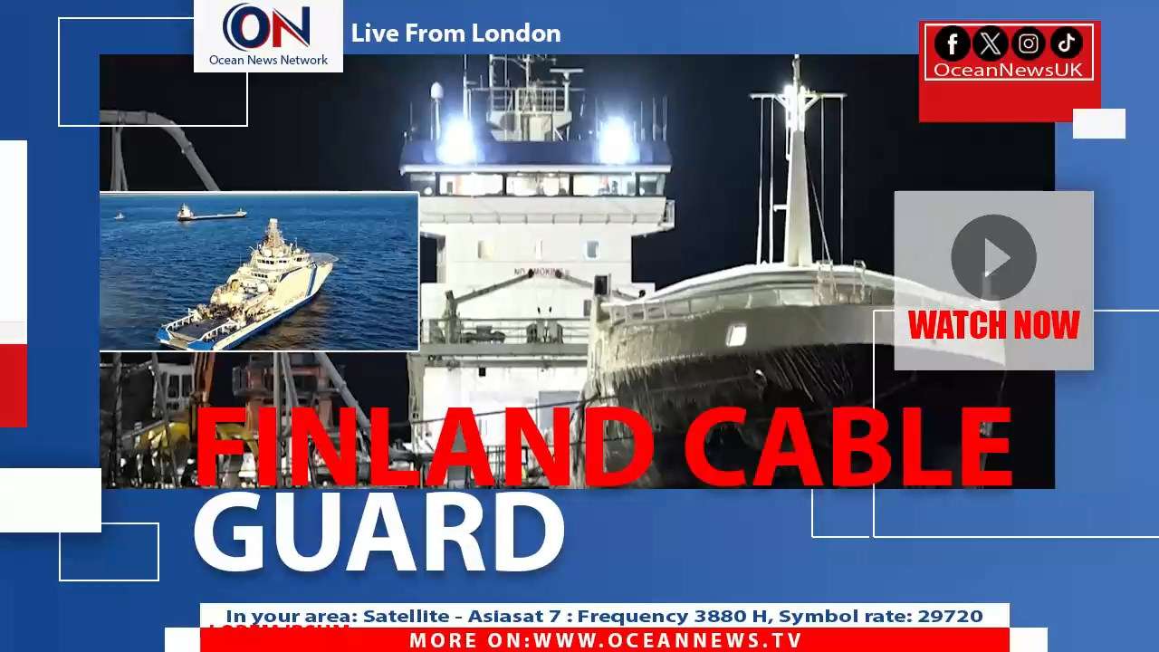 Finnish authorities have detained a cargo vessel suspected of causing damage