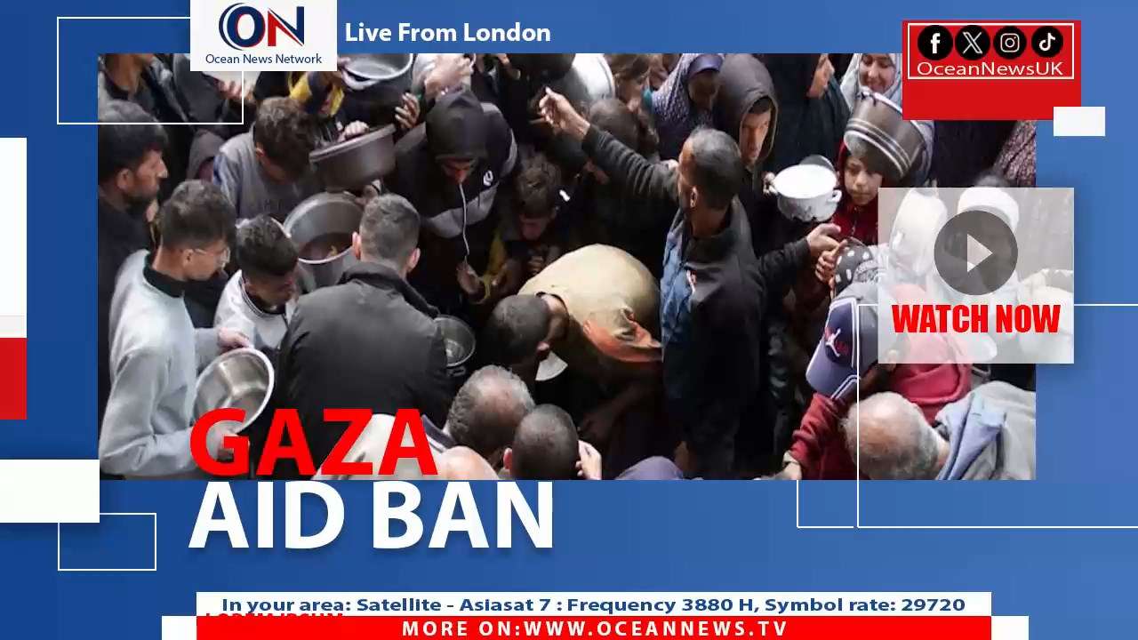 Israel has announced it will ban 37 international humanitarian agencies from operating in the Gaza Strip