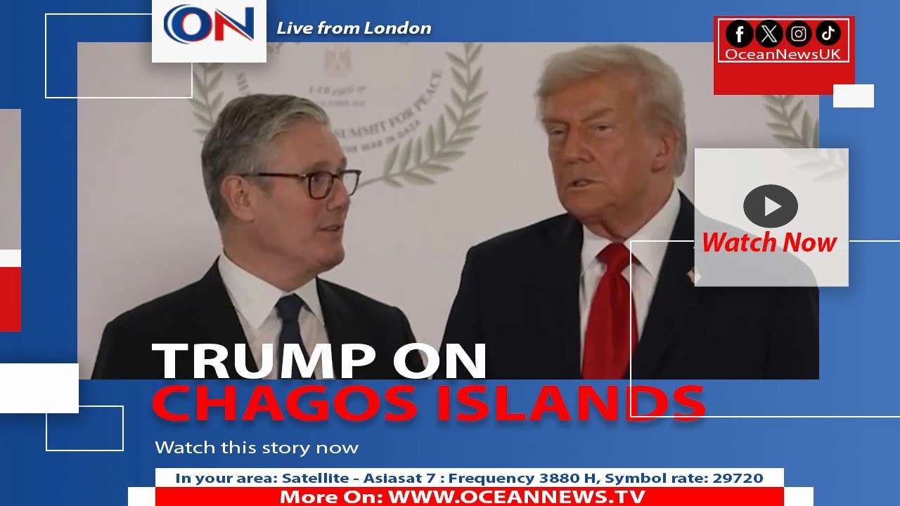 Trump Slams UK’s Chagos Islands Deal as “Total Weakness,” Warns of Security Risks