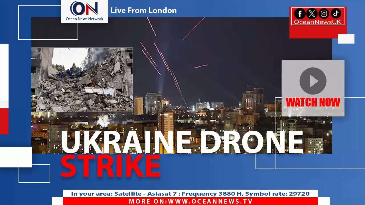 Kyiv Hit by Massive Russian Drone Assault as Air Defences Intercept Waves of Attacks
