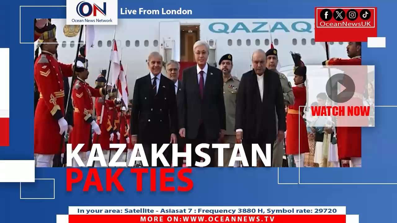 Kazakh President Tokayev Receives Guard of Honour in Islamabad on First State Visit to Pakistan