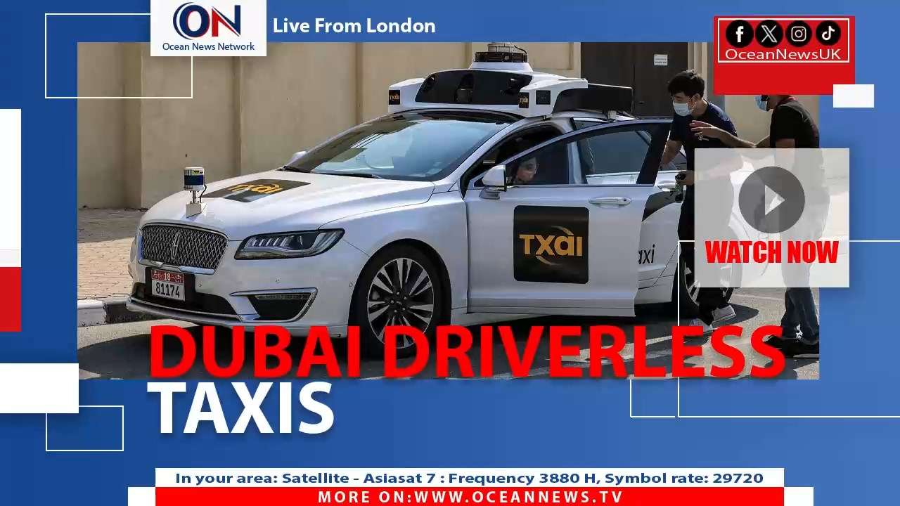 Dubai Launches Driverless Taxi Service as Sheikh Hamdan Takes First Ride