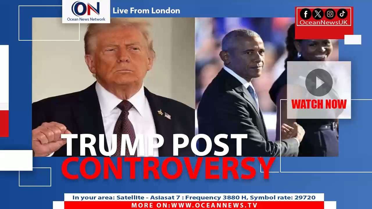 Outrage Erupts After Trump Shares Racist AI Video Targeting the Obamas