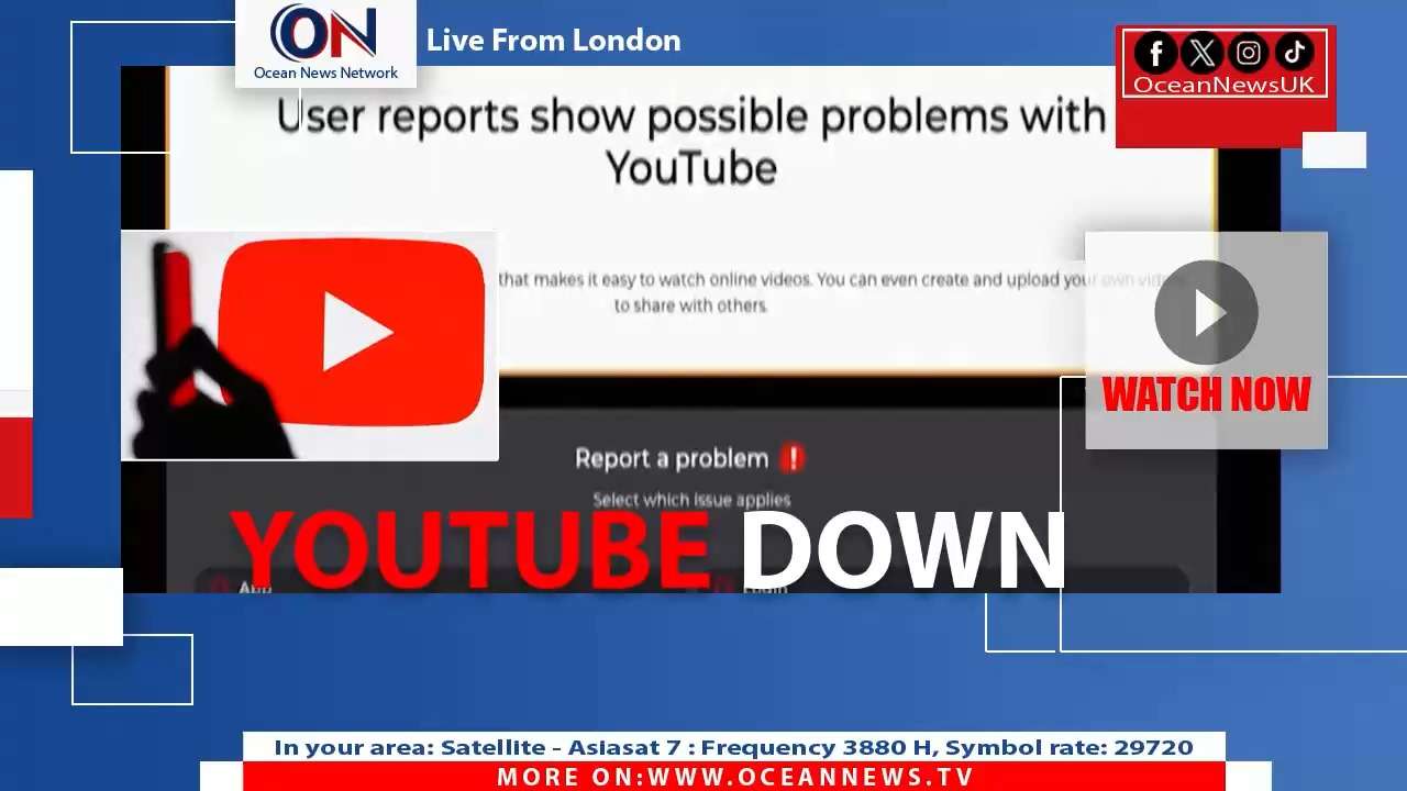 YouTube Suffers Global Outage, Disrupting Videos and Apps for Millions