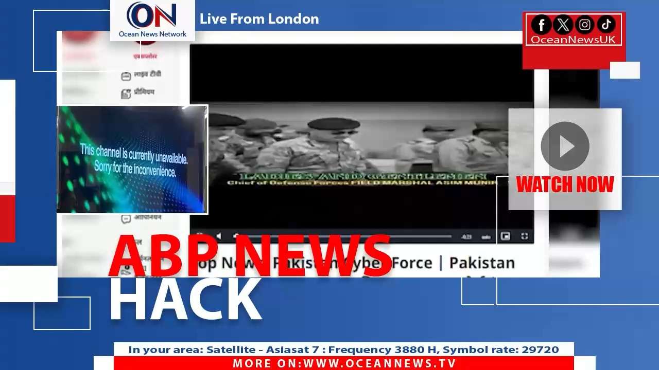 ABP News Broadcast Briefly Hacked, Pro-Pakistan Content Aired