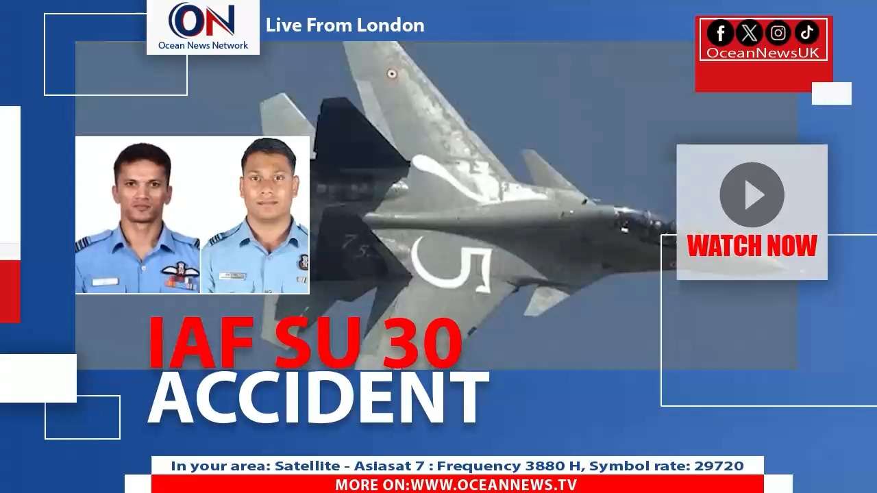 Two Indian Air Force Pilots Killed in Su-30MKI Fighter Jet Crash in Assam