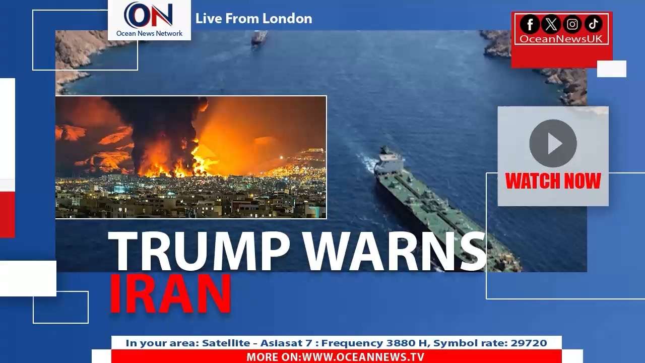 Trump Warns Iran Over Possible Mines in Strait of Hormuz