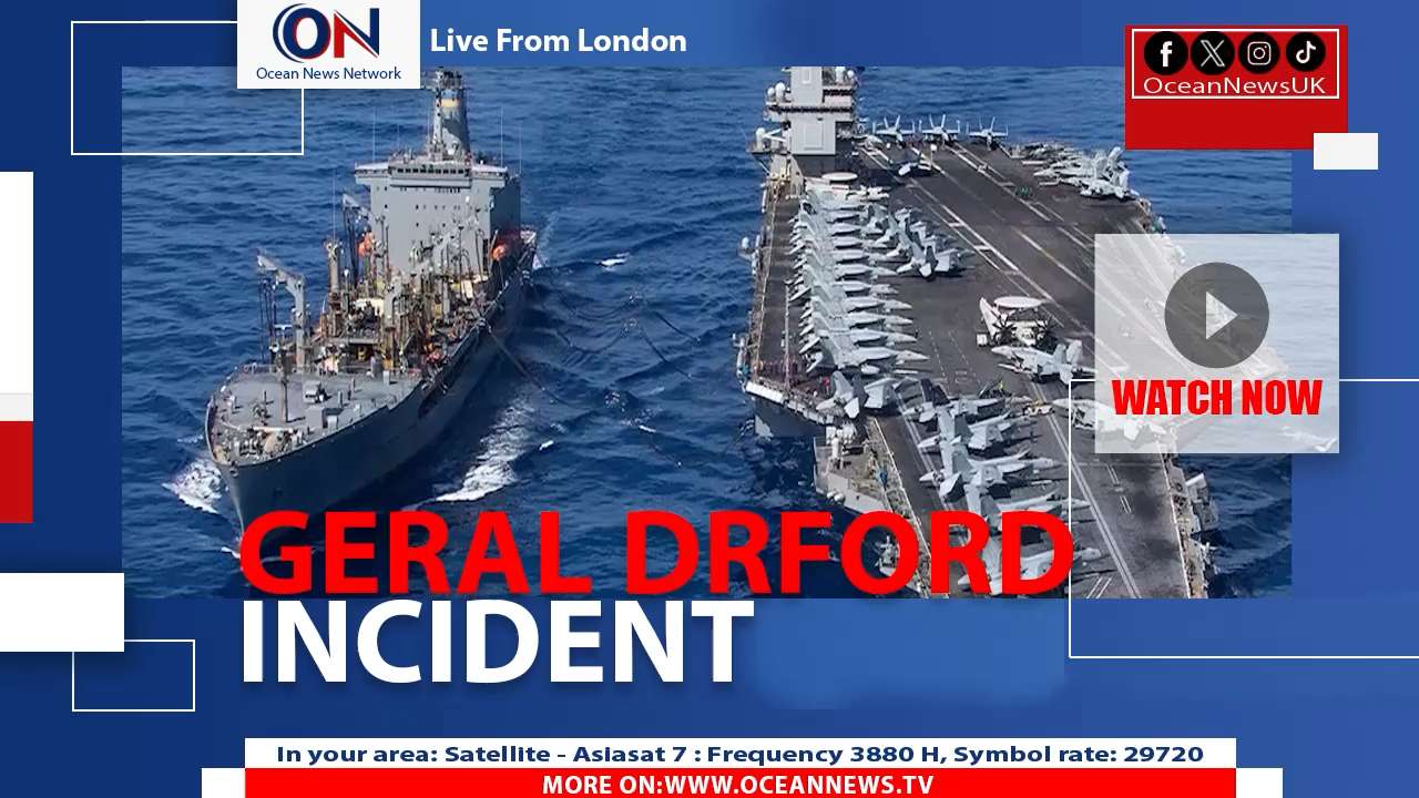 USS Gerald R. Ford Blaze Injures Dozens, Port Stop in Crete