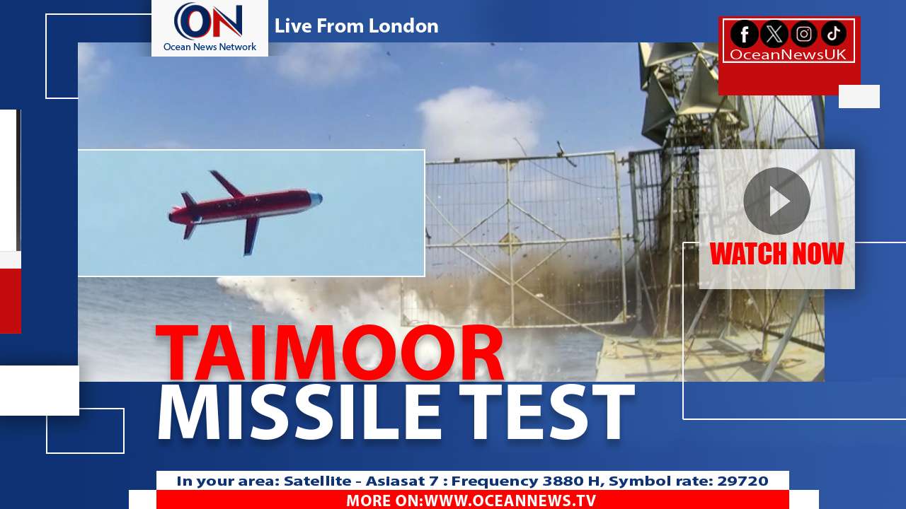 Pakistan Navy Tests Taimoor Cruise Missile Successfully