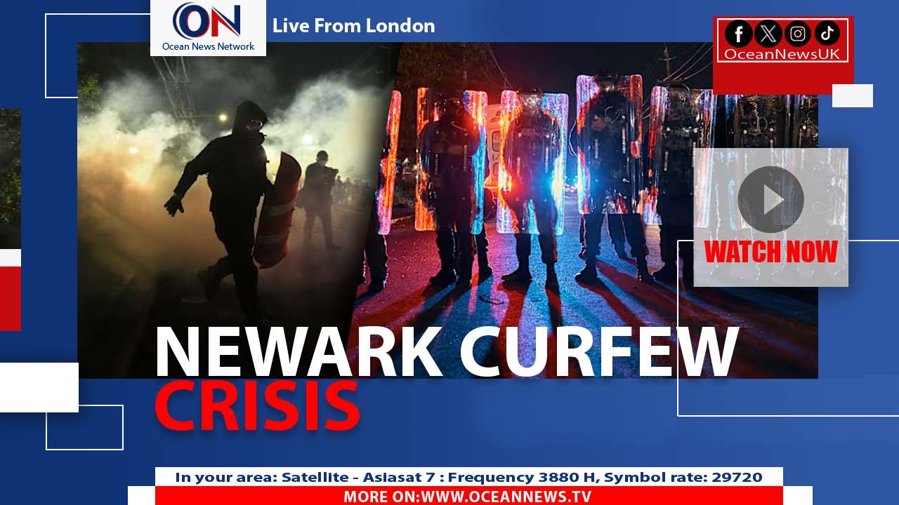Curfew in Newark After Overnight Clashes at ICE Facility
