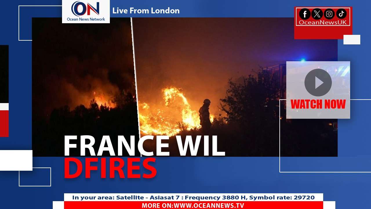 Massive Wildfires Ravage France’s Mediterranean Coast