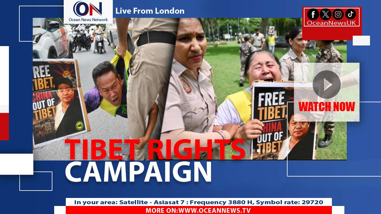 Tibetan Youth Protest at Chinese Embassy in New Delhi