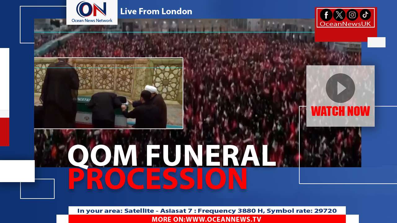 Millions Gather in Qom for Khamenei’s Funeral Procession
