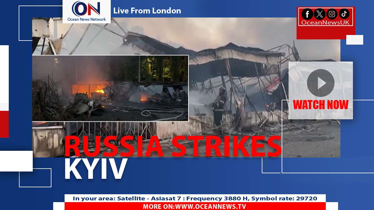 Russian Missile Hits Kyiv Market, Civilians Killed