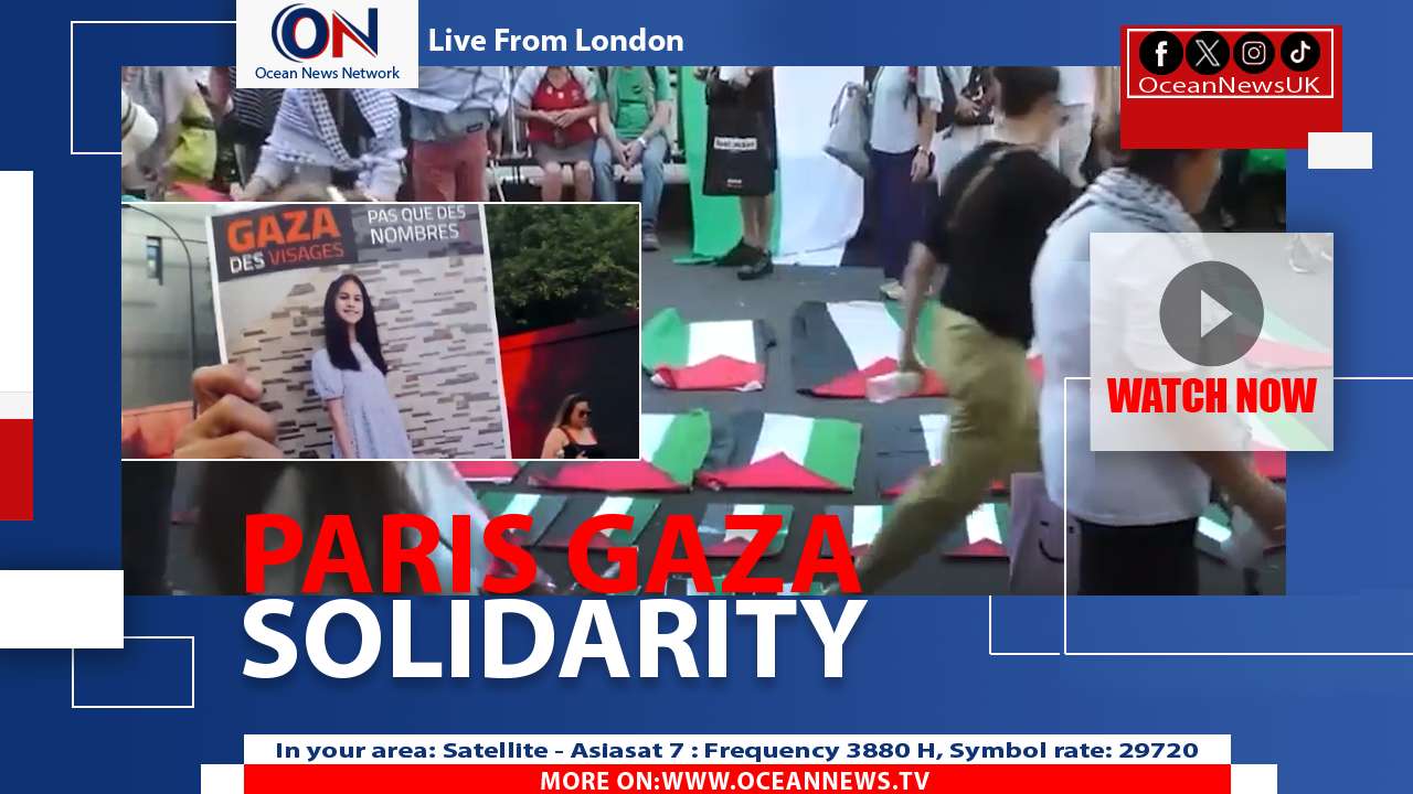 Silent Paris March Honors Gaza Victims