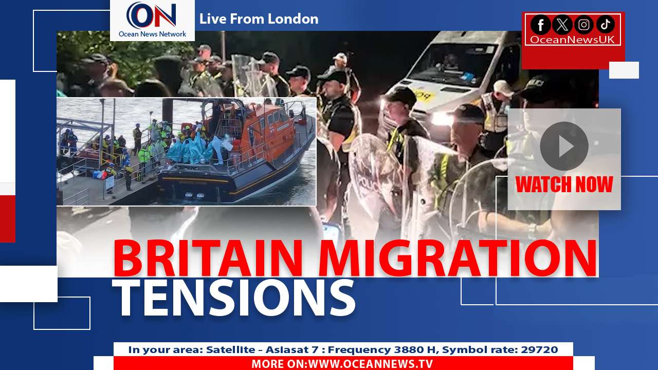 Anti-Migrant Protest Erupts in Portsmouth