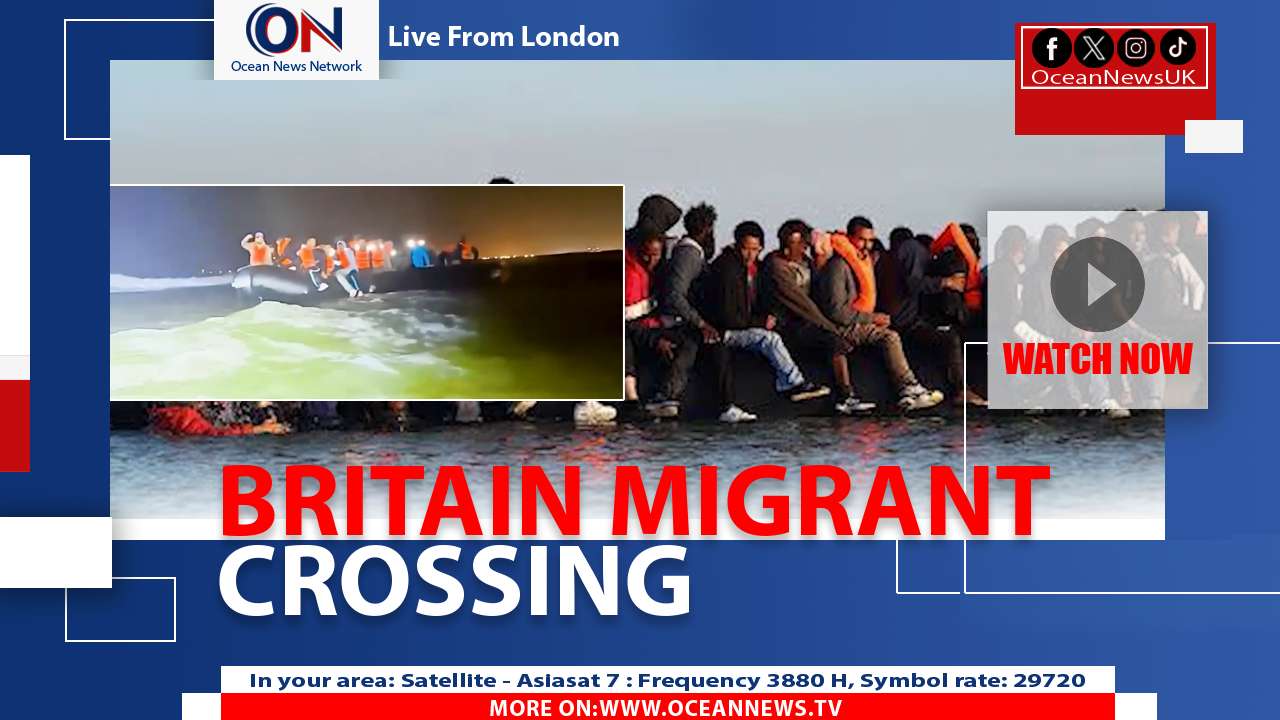 Migrants Seen Departing French Coast Near Gravelines