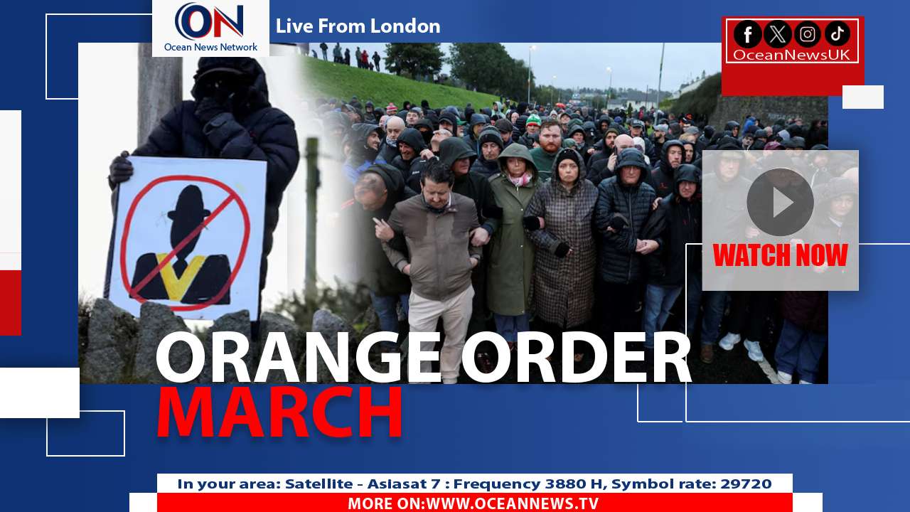 Portadown Standoff: Protest Blocks Orange Order March