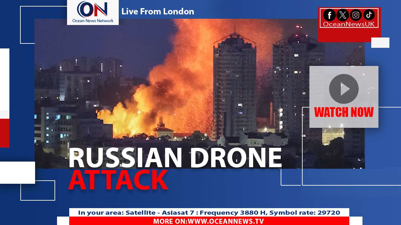 Russian Drone Hits Kyiv School as Students Shelter Safely During Attack