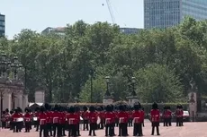 Elton John honoured in special tribute by King's Guard outside Buckingham Palace - WATCH